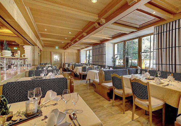 Bequemes Restaurant im Wellnesshotel im Bayerischen Wald